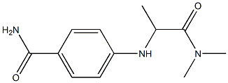 4-{[1-(dimethylcarbamoyl)ethyl]amino}benzamide