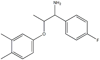 4-{[1-amino-1-(4-fluorophenyl)propan-2-yl]oxy}-1,2-dimethylbenzene