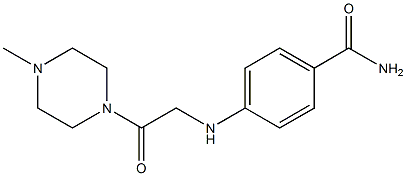 4-{[2-(4-methylpiperazin-1-yl)-2-oxoethyl]amino}benzamide Structure