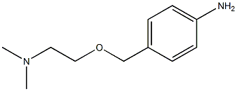 4-{[2-(dimethylamino)ethoxy]methyl}aniline,,结构式