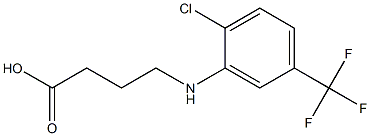  4-{[2-chloro-5-(trifluoromethyl)phenyl]amino}butanoic acid