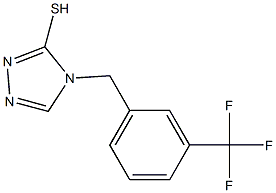 4-{[3-(trifluoromethyl)phenyl]methyl}-4H-1,2,4-triazole-3-thiol Structure