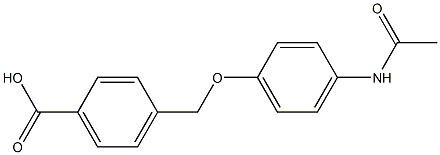 4-{[4-(acetylamino)phenoxy]methyl}benzoic acid