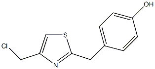 4-{[4-(chloromethyl)-1,3-thiazol-2-yl]methyl}phenol
