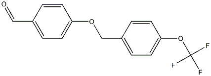 4-{[4-(trifluoromethoxy)phenyl]methoxy}benzaldehyde|