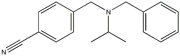 4-{[benzyl(propan-2-yl)amino]methyl}benzonitrile Structure