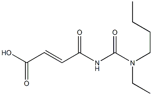 4-{[butyl(ethyl)carbamoyl]amino}-4-oxobut-2-enoic acid Structure