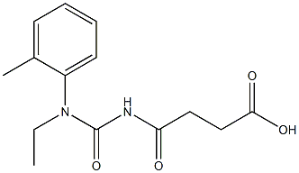  4-{[ethyl(2-methylphenyl)carbamoyl]amino}-4-oxobutanoic acid