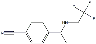 4-{1-[(2,2,2-trifluoroethyl)amino]ethyl}benzonitrile