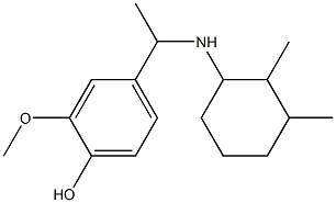 4-{1-[(2,3-dimethylcyclohexyl)amino]ethyl}-2-methoxyphenol