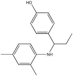  4-{1-[(2,4-dimethylphenyl)amino]propyl}phenol