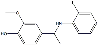 4-{1-[(2-iodophenyl)amino]ethyl}-2-methoxyphenol