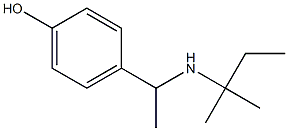 4-{1-[(2-methylbutan-2-yl)amino]ethyl}phenol