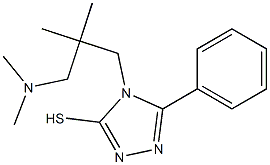 4-{2-[(dimethylamino)methyl]-2-methylpropyl}-5-phenyl-4H-1,2,4-triazole-3-thiol