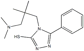  4-{2-[(dimethylamino)methyl]-2-methylpropyl}-5-phenyl-4H-1,2,4-triazole-3-thiol