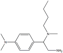 4-{2-amino-1-[butyl(methyl)amino]ethyl}-N,N-dimethylaniline Structure