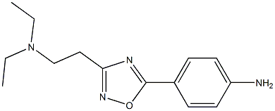  4-{3-[2-(diethylamino)ethyl]-1,2,4-oxadiazol-5-yl}aniline