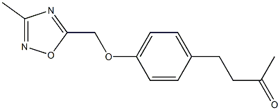 4-{4-[(3-methyl-1,2,4-oxadiazol-5-yl)methoxy]phenyl}butan-2-one