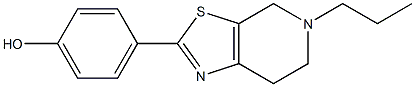 4-{5-propyl-4H,5H,6H,7H-pyrido[4,3-d][1,3]thiazol-2-yl}phenol Struktur