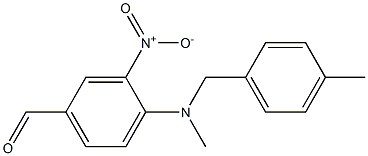  4-{methyl[(4-methylphenyl)methyl]amino}-3-nitrobenzaldehyde