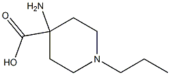 4-amino-1-propylpiperidine-4-carboxylic acid Struktur