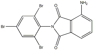 4-amino-2-(2,4,6-tribromophenyl)-2,3-dihydro-1H-isoindole-1,3-dione 化学構造式