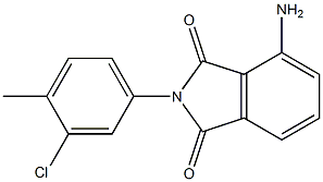 4-amino-2-(3-chloro-4-methylphenyl)-2,3-dihydro-1H-isoindole-1,3-dione 化学構造式