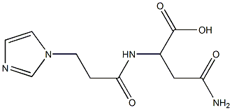 4-amino-2-{[3-(1H-imidazol-1-yl)propanoyl]amino}-4-oxobutanoic acid