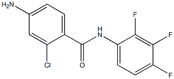 4-amino-2-chloro-N-(2,3,4-trifluorophenyl)benzamide Structure