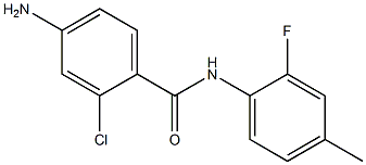 4-amino-2-chloro-N-(2-fluoro-4-methylphenyl)benzamide