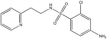 4-amino-2-chloro-N-[2-(pyridin-2-yl)ethyl]benzene-1-sulfonamide