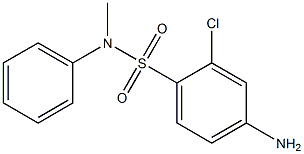 4-amino-2-chloro-N-methyl-N-phenylbenzene-1-sulfonamide 结构式