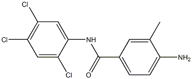 4-amino-3-methyl-N-(2,4,5-trichlorophenyl)benzamide 结构式