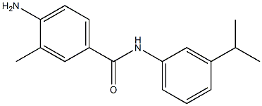 4-amino-3-methyl-N-[3-(propan-2-yl)phenyl]benzamide Structure