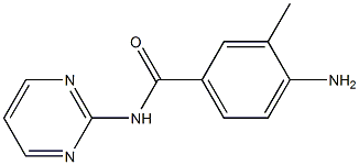 4-amino-3-methyl-N-pyrimidin-2-ylbenzamide,,结构式