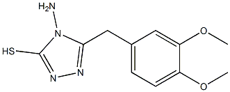 4-amino-5-[(3,4-dimethoxyphenyl)methyl]-4H-1,2,4-triazole-3-thiol|4-amino-5-[(3,4-dimethoxyphenyl)methyl]-4H-1,2,4-triazole-3-thiol