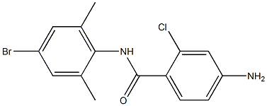 4-amino-N-(4-bromo-2,6-dimethylphenyl)-2-chlorobenzamide Structure