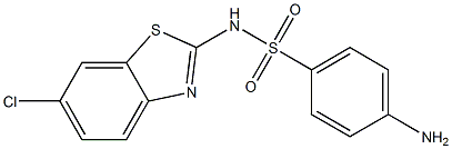  4-amino-N-(6-chloro-1,3-benzothiazol-2-yl)benzene-1-sulfonamide