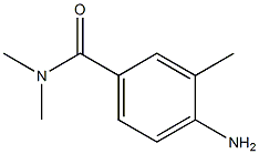 4-amino-N,N,3-trimethylbenzamide Struktur