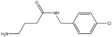 4-amino-N-[(4-chlorophenyl)methyl]butanamide