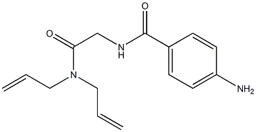 4-amino-N-[2-(diallylamino)-2-oxoethyl]benzamide Structure