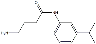 4-amino-N-[3-(propan-2-yl)phenyl]butanamide