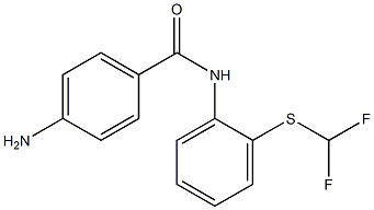 4-amino-N-{2-[(difluoromethyl)sulfanyl]phenyl}benzamide|