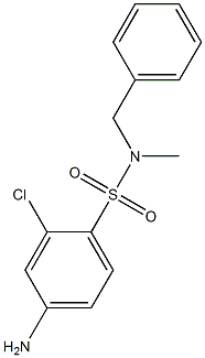 4-amino-N-benzyl-2-chloro-N-methylbenzene-1-sulfonamide