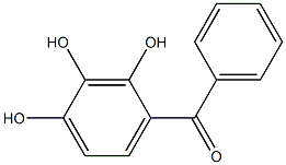 4-benzoylbenzene-1,2,3-triol 化学構造式