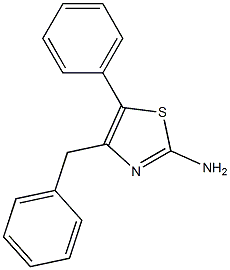 4-benzyl-5-phenyl-1,3-thiazol-2-amine Struktur