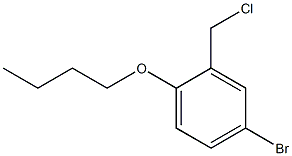 4-bromo-1-butoxy-2-(chloromethyl)benzene,,结构式
