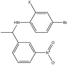 4-bromo-2-fluoro-N-[1-(3-nitrophenyl)ethyl]aniline