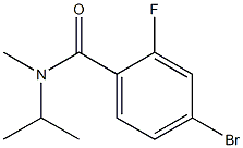 4-bromo-2-fluoro-N-isopropyl-N-methylbenzamide Struktur