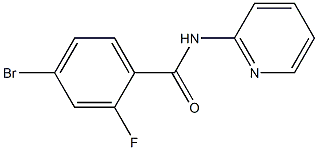 4-bromo-2-fluoro-N-pyridin-2-ylbenzamide Structure